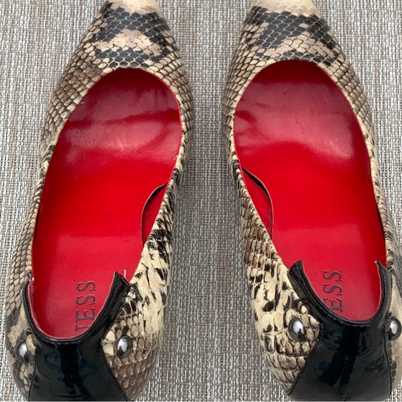 Guess snakeskin and red heels size 9.5 - Picture 9 of 14